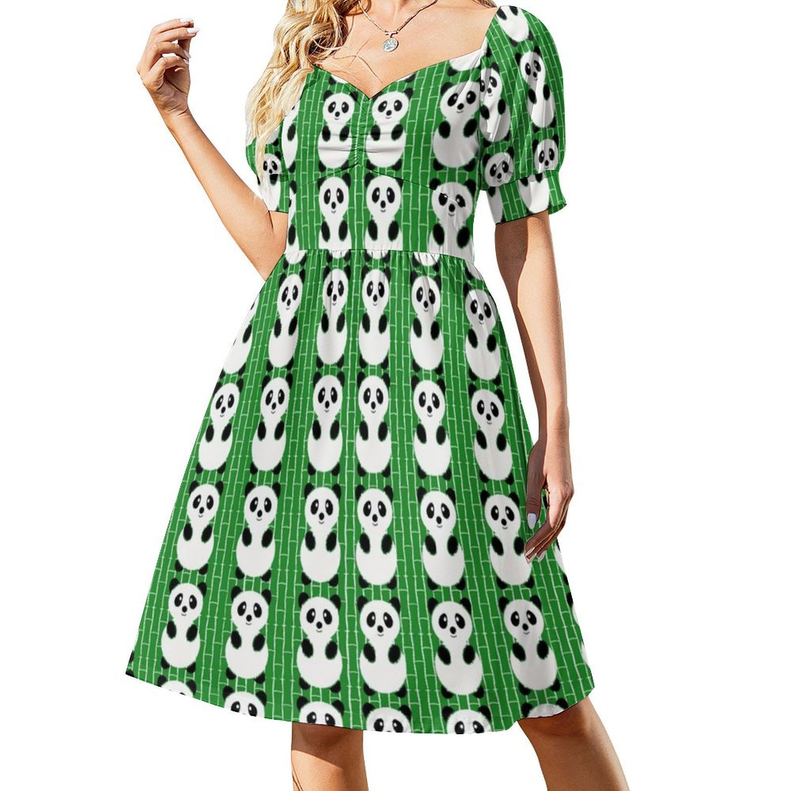 Vestido bohemio Chic con patró - Women Fashion Gown reseña y precio