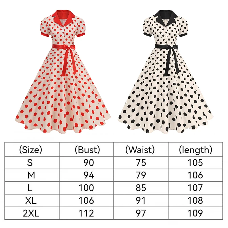Vestido Vintage de lunares par - Women'S Fashion Of The 60S reseña y precio