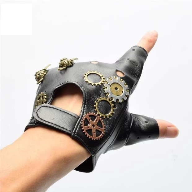 Guantes Steampunk de cuero PU  - Women'S Fashion Gloves reseña y precio