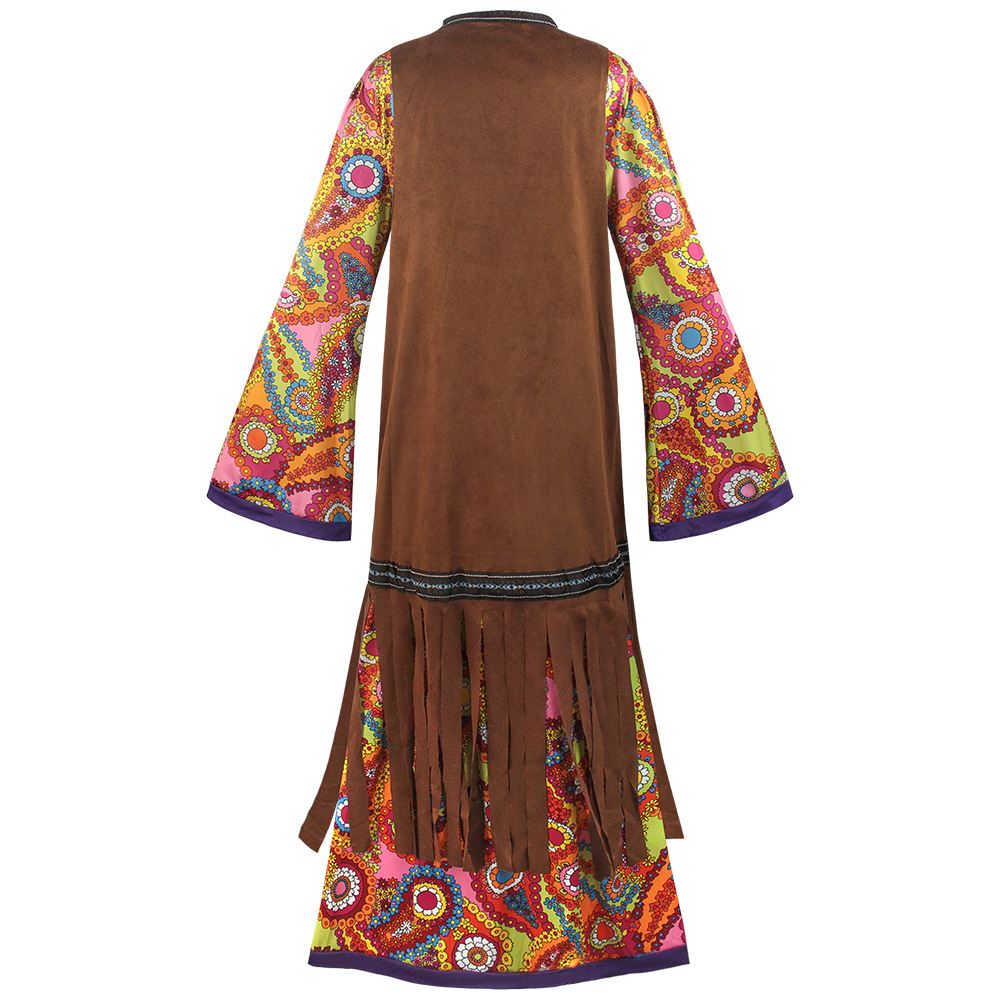 Conjunto de disfraz hippie ret - Women'S Fashion From The 70S reseña y precio