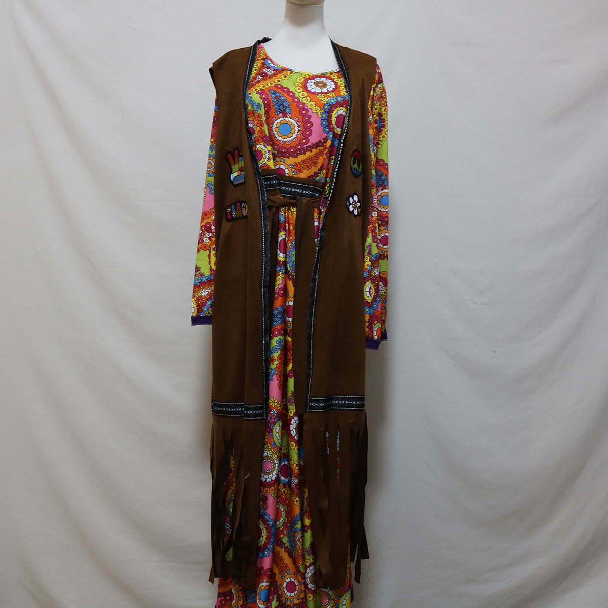 Conjunto de disfraz hippie ret - Women'S Fashion From The 70S reseña y precio