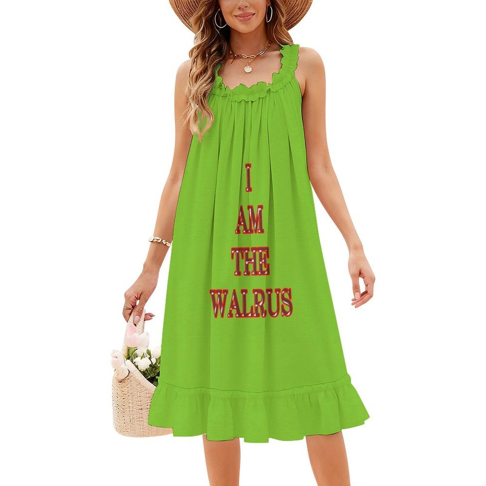 Soy el morsa vestido bata Flor - Smocked Dress Women reseña y precio