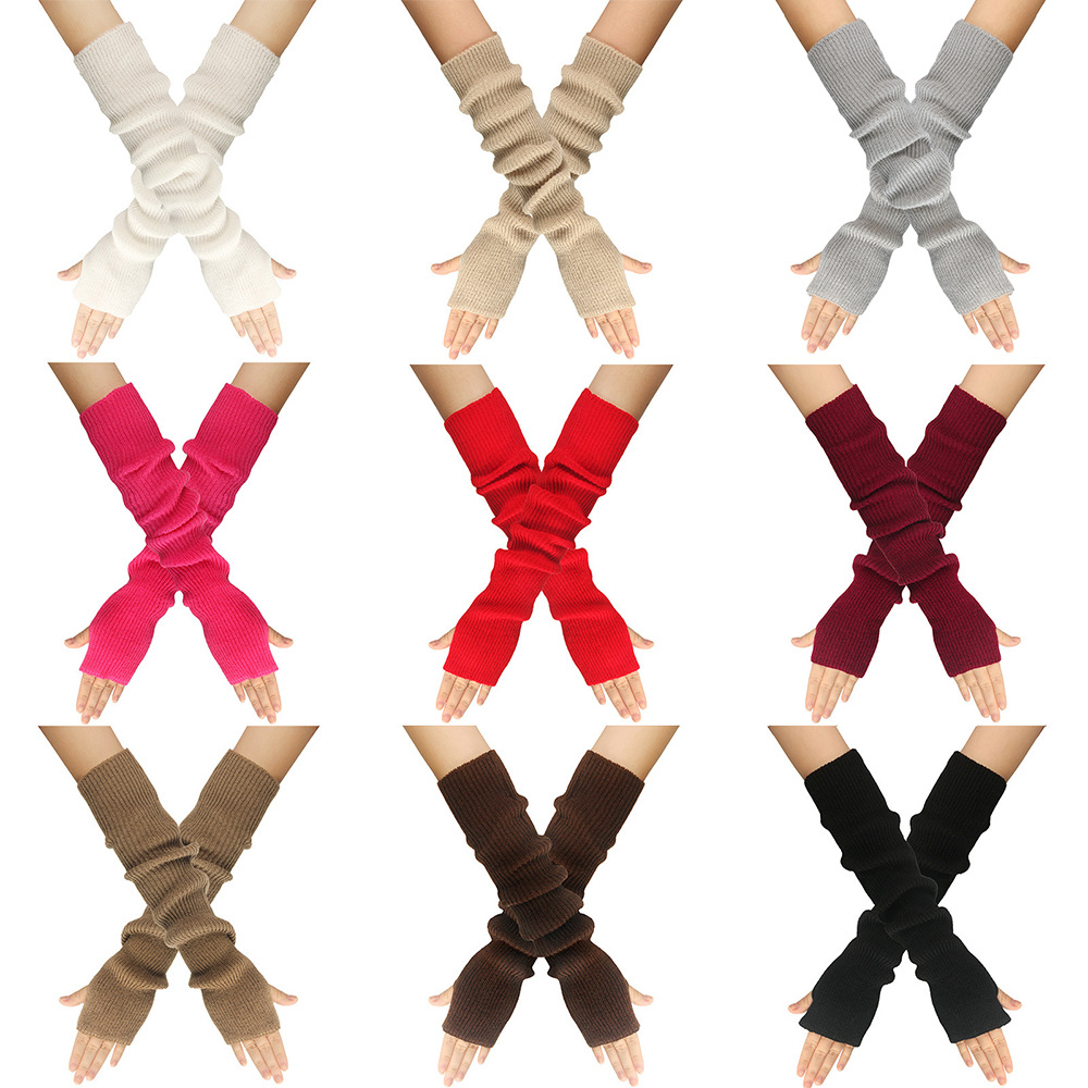 Guantes de punto de otoño e in - Women'S Fashion Gloves reseña y precio