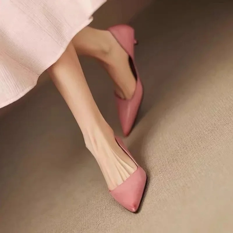 Tacones de aguja con punta est - Women Fashion Heels reseña y precio