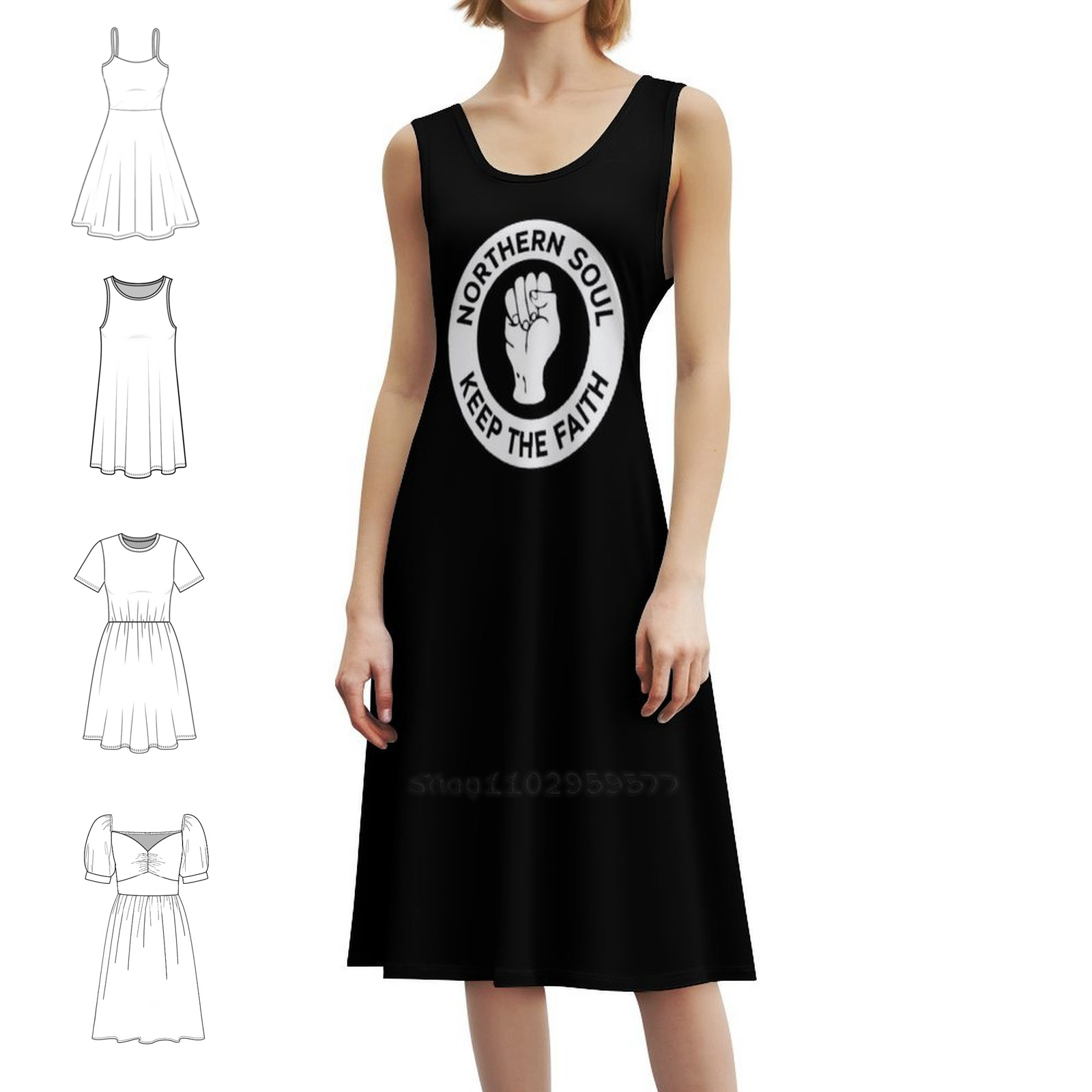 Northern Soul-Keep The Faith B - Women Fashion Gown reseña y precio