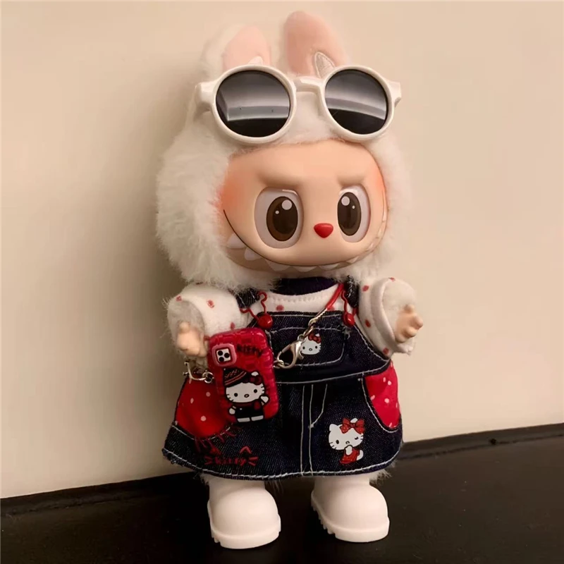 15 17cm para muñeca Labubu ves - Belted Shirt Dress reseña y precio