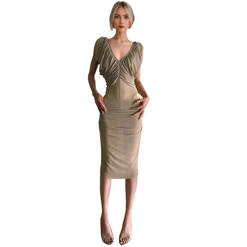 Vestido de gasa francés de ver - Ruched Dress Mini reseña y precio