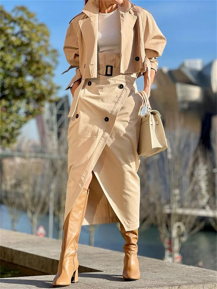 Wmstar-Conjuntos de 2 piezas p - Belted Shirt Dress reseña y precio
