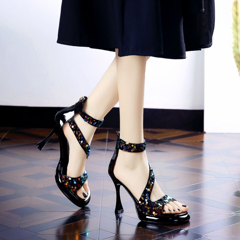 Elegantes Sandalias de Tacón A - Women Fashion Korean reseña y precio