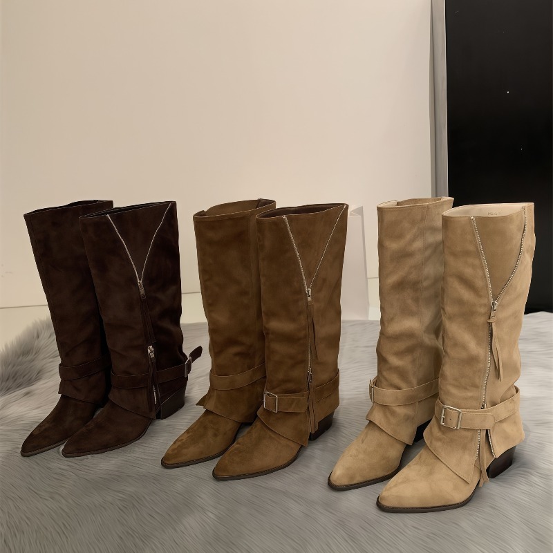 Botas de mujer de cuero de ant - Women Fashion Youtube reseña y precio
