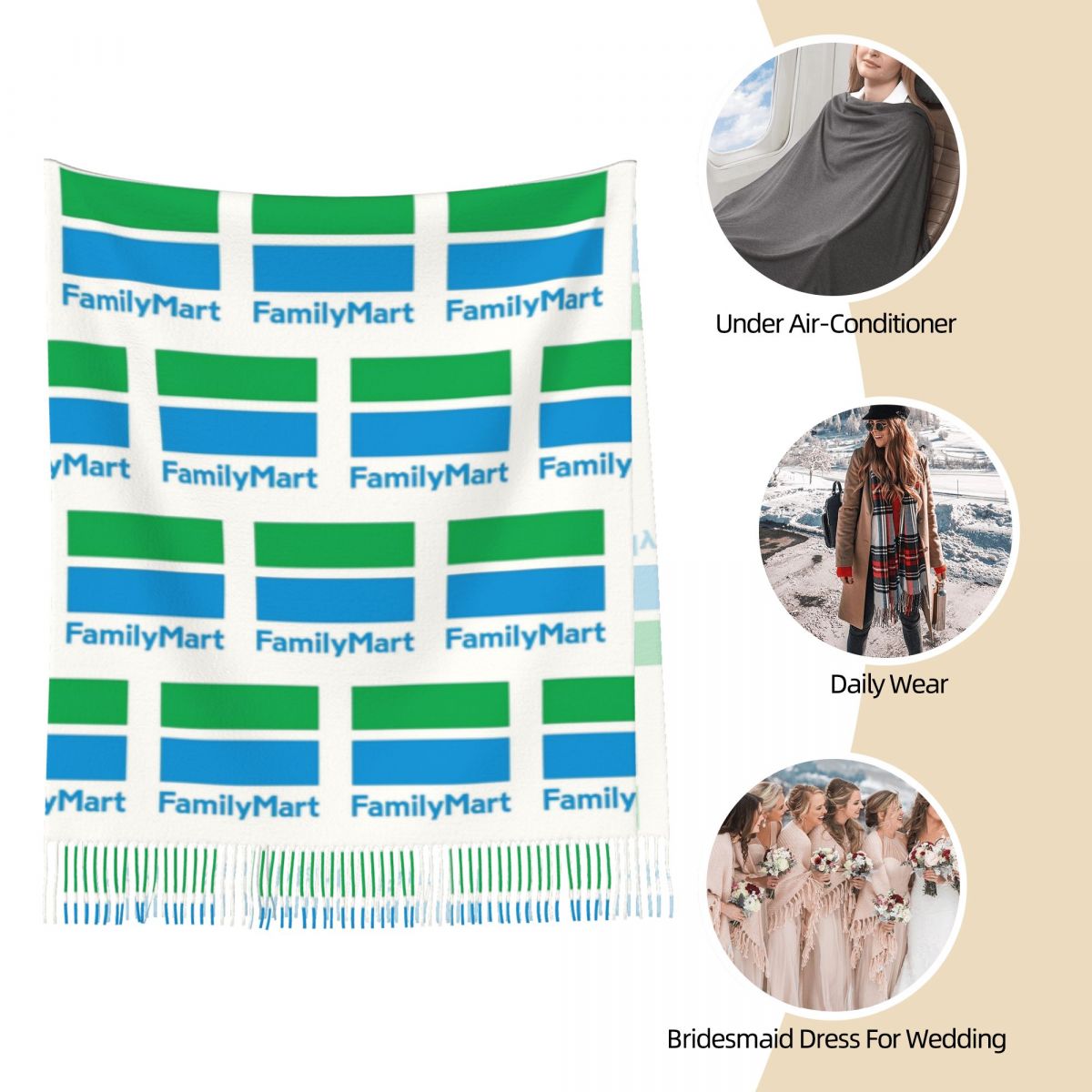 Bufanda Family Mart, bufandas  - Women'S Fashion Mart reseña y precio