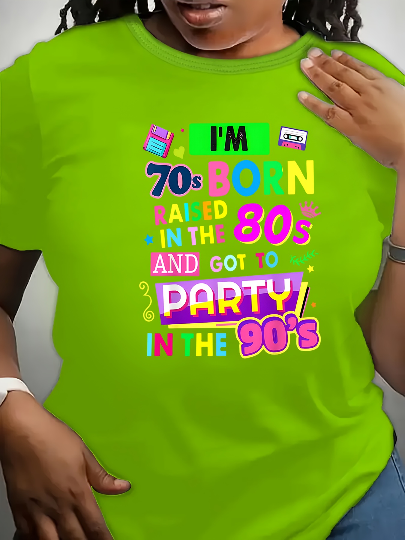 Camiseta para mujer con estamp - Women'S Fashion From The 70S reseña y precio