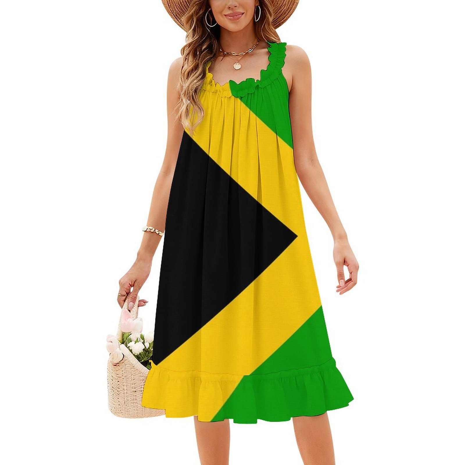 Vestido bata Floral con bander - Smocked Dress Women reseña y precio